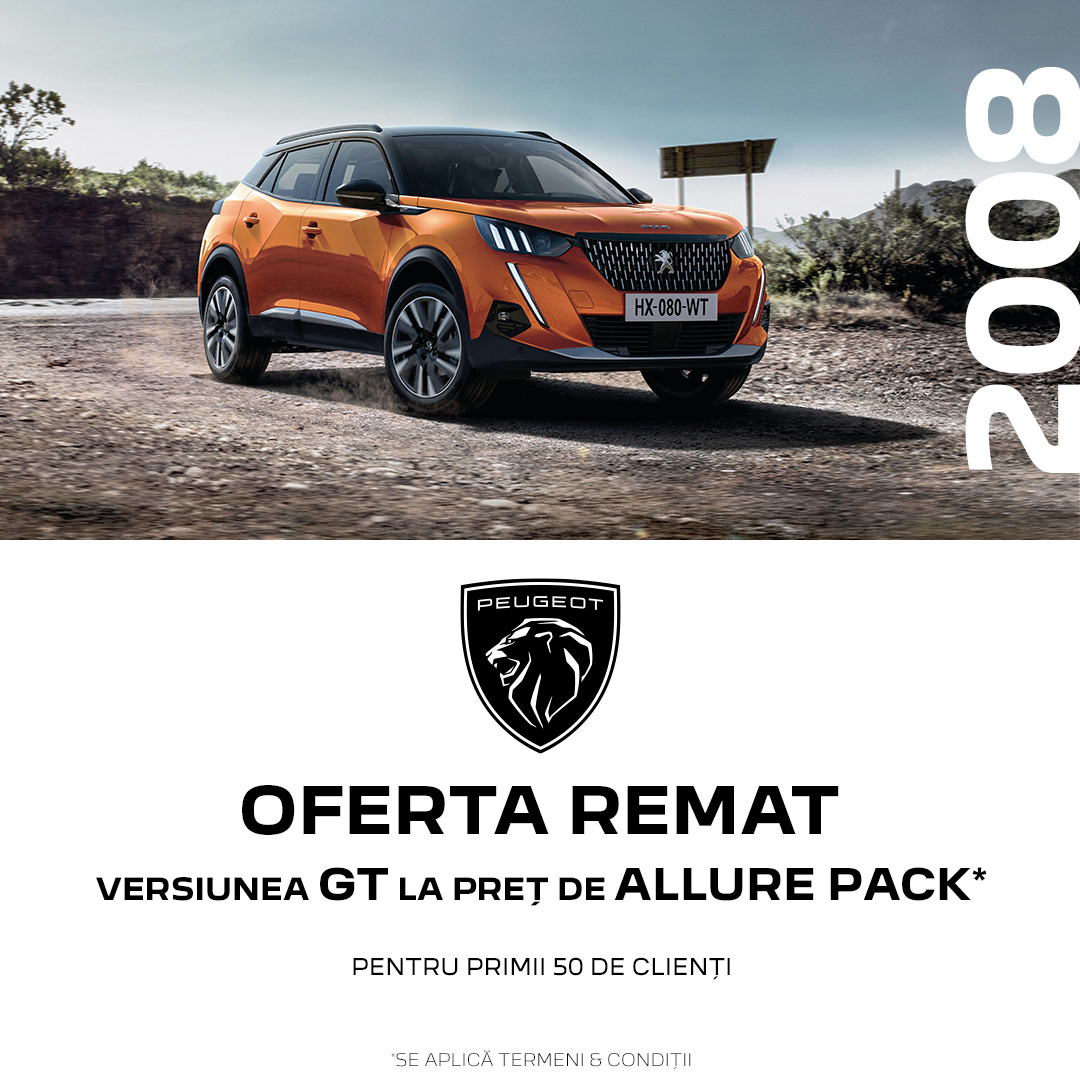 OFERTELE REMAT – Peugeot 2008